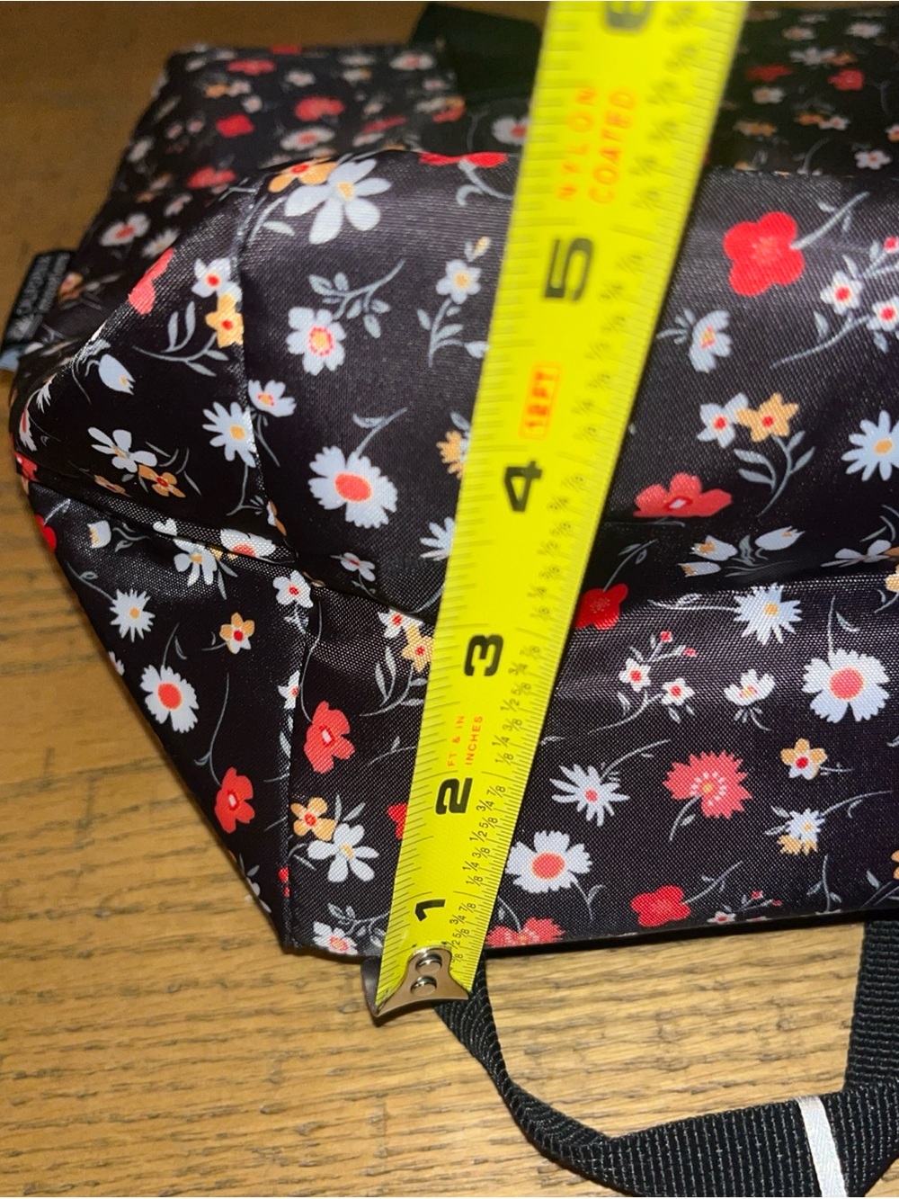 California Innovations Insulated Cooler Lunch Bag Black Floral - Picture 11 of 11